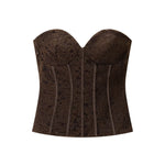 Load image into Gallery viewer, French Corset Lace Bustier Top Women N6C268