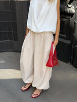 Load image into Gallery viewer, Streetwear Cotton Harem Pants Loose Wide Leg N6A066