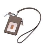 Load image into Gallery viewer, Genuine Leather Retractable Neck ID Card Holder N6D026