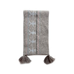 Load image into Gallery viewer, Heavyweight Wool Blend Scarf Fringe Detailing M5A100