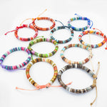 Load image into Gallery viewer, Waterproof Waxed Cord Braided Bracelet S5P625