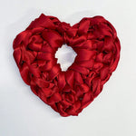 Load image into Gallery viewer, Satin Heart Silhouette Ponytail Hair Tie S5P434