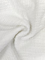 Load image into Gallery viewer, White Tweed-Look Knit Dress Women Long Sleeve N5A903