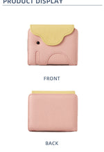 Load image into Gallery viewer, Elephant Card Case Macaron Colors Multi-slot Wallet N6D016