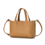 Load image into Gallery viewer, Genuine Leather Top Handle Bag Square Mini Tote N6F111