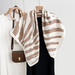 Load image into Gallery viewer, Retro Stripe Print Scarf Multi-Color Women M5A343