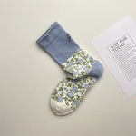 Load image into Gallery viewer, Rose Embroidered Socks Women Multiple Colors M5A015