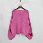 Load image into Gallery viewer, Heart Embroidery Tie Front Cardigan Women N5A847