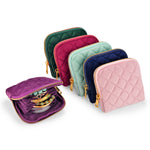 Load image into Gallery viewer, Plaid Luxe Jewelry Organizer Pouch Multiple Colors S5P952