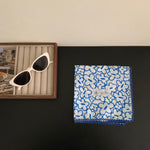 Load image into Gallery viewer, Vintage Floral Pure Cotton Small Square Scarf M5A341