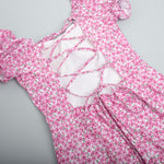 Load image into Gallery viewer, Elegant Off Shoulder Floral Maxi Slit Dress N6A091