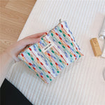 Load image into Gallery viewer, Color Woven Retro Cosmetic Bag Makeup Pouch N6B115