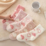Load image into Gallery viewer, Mink Velvet Thick Mid Calf Fluffy Socks Women M5A342