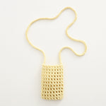 Load image into Gallery viewer, Hand Knit Mesh Crossbody Phone Pouch Cotton Polyester S5P302