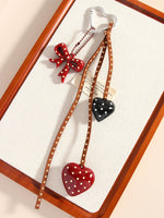 Load image into Gallery viewer, Handmade Creative Heart Bow Bag Charm Keychain S5P938