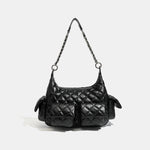 Load image into Gallery viewer, Quilted Chain Tote Bag Large Capacity Work Shoulder N6F147