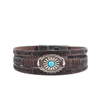 Load image into Gallery viewer, Multi Layer Braided Leather Bracelet S5P608