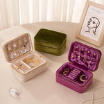 Load image into Gallery viewer, Double Layer Velvet Jewelry Box Large Capacity S5P827