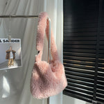 Load image into Gallery viewer, Faux Wool Cloud Shoulder Bag Large Capacity Crossbody S5P733