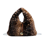 Load image into Gallery viewer, Furry Chain Shoulder Bag Women Daily Casual Crossbody S5P721
