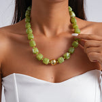 Load image into Gallery viewer, Oversized Acrylic Ombre Geometric Choker Artistic N6H060