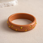 Load image into Gallery viewer, Womens Marbled Round Resin Bracelet N6K147