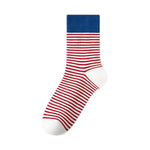 Load image into Gallery viewer, Warm Color Block Socks Women Japanese Retro M5A294