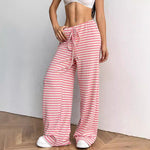 Load image into Gallery viewer, Casual Stripe Solid Elastic Waist Pants Women N5A730