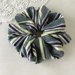 Load image into Gallery viewer, Striped Knit Scrunchy Women Lazy Day Relaxed Hair Tie S5P784