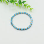 Load image into Gallery viewer, Tube Bead Chain Alloy Vitreous Enamel Rainbow S5P267