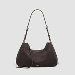 Load image into Gallery viewer, Camel Suede Hobo Tote Bag Women N6C044