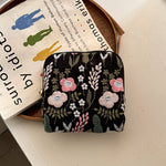 Load image into Gallery viewer, Embroidered Floral Linen Cotton Pouch Organizer S5P974