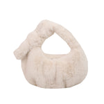 Load image into Gallery viewer, Furry Dumpling Bag Women Plush Mini Handbag S5P722