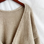 Load image into Gallery viewer, Reversible Bow Tie Cardigan Short Crochet Knit Front N5A840