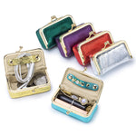 Load image into Gallery viewer, Pearlescent Nappa Leather Jewelry Pouch Cosmetic Bag N6G099