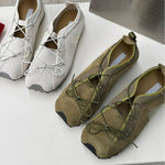 Load image into Gallery viewer, Retro Perforated German Trainers Women Flat Lace-Up N6H038