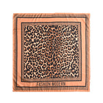 Load image into Gallery viewer, Silk Like Leopard 70x70 Scarf Multi-Color Women M5A350