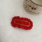Load image into Gallery viewer, Womens Christmas Tree Knit Duckbill Hair Clip N6K308