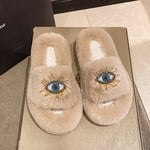 Load image into Gallery viewer, Googly Eyes Platform Slippers Women Non Slip Outdoor M5A299