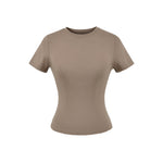 Load image into Gallery viewer, Polka Dot Fitted T-shirt Women N6D087