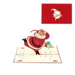 Load image into Gallery viewer, 3D Santa Claus Christmas Greeting Card N6K301