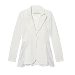 Load image into Gallery viewer, Lace Trim Slim Fit Blazer Women N6C118