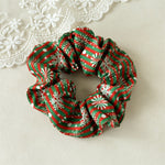 Load image into Gallery viewer, Womens Christmas Print Scrunchie N6K008