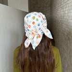 Load image into Gallery viewer, Color Dot Scarf Hat Women Sun Protection N6C359