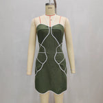 Load image into Gallery viewer, Elegant Halter A-line Beach Dress Women Polyester N5A913