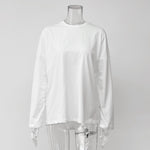 Load image into Gallery viewer, Oversized Round Neck Long Sleeve T-shirt Women N6C198