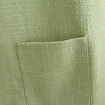 Load image into Gallery viewer, Lime Green Round Neck Baseball Jacket Women N5A735