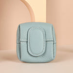 Load image into Gallery viewer, Genuine Leather Coin Purse With Keychain Women N6D030
