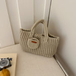 Load image into Gallery viewer, Women's Woven Cotton-Feel Shoulder Phone Bag N6J172