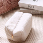 Load image into Gallery viewer, Plush Cosmetic Bag Large Cap Portable Travel S5P971